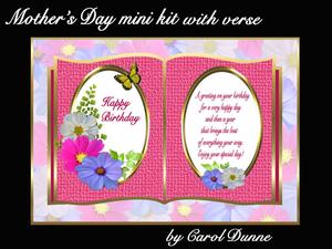 Cosmos Book Birthday Mini Kit