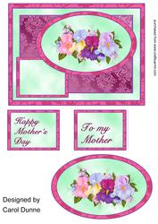 Irises Quick Card- Mother's Day