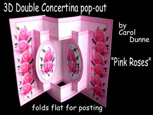 3D Double Concertina Pop-out