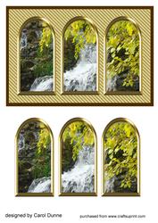 Three Arches Card - Waterfall