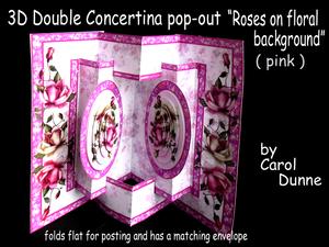3D Double Concertina Pop-out