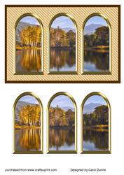 Three Arches Card - Beautiful Lake