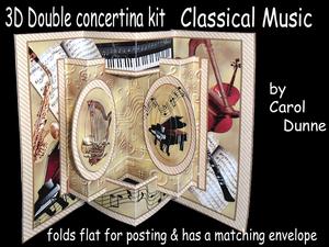 3D Double Concertina Pop-out