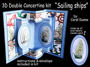 3D Double Concertina Pop-out