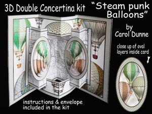 3D Double Concertina Pop-out