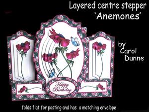 Layered Centre Stepper - Anemones