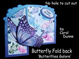 Butterfly Fold Back 'butterflies Galore'