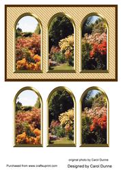 Three Arches Card - Azalea Garden
