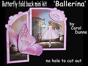 Butterfly Fold Back ballerina