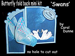 Butterfly Fold Back swans