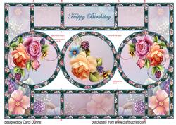English Roses Shutter Card