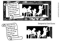Hanging Up the Stockings Dl Card