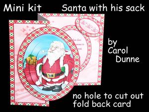 Mini Kit No Hole - Santa with His Sack