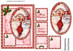 Santa Quick Card
