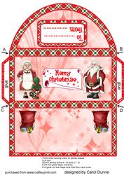 Money Wallet - Santa and Wife