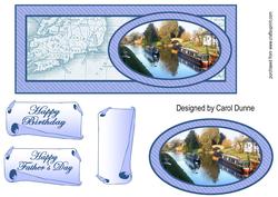 Canal Dl Card with Oval Shape