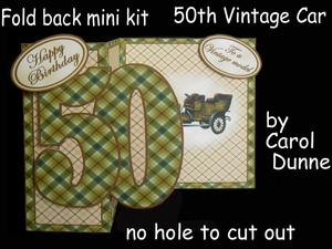 Fold Back 50th Vintage Car