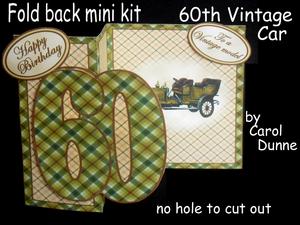 Fold Back 60th Vintage Car