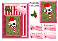 Christmas Football (red)