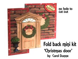 Fold Back Mini Kit Christmas Door