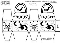 Halloween Box - Black & White