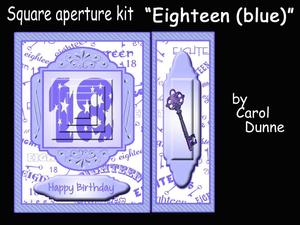 Aperture Kit- Eighteen (blue)