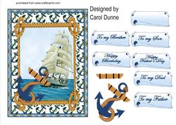 Rope and Anchor Quick Card
