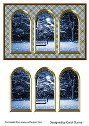 Three Arches - Winter Bench