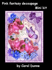 Pink Fantasy Decoupage