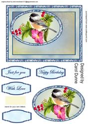 Blue Tit Quick Card
