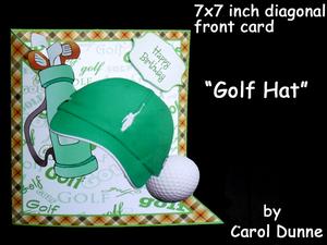 Diagonal Fold - Golf Hat