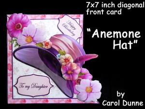 Diagonal Fold - Anemone Hat