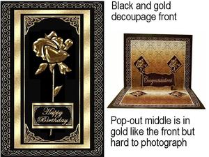 Gold Rose Pop-out Kit