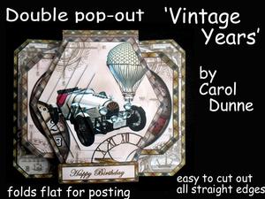 3D Double Pop-out - Vintage Years