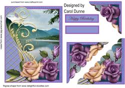 Landscape with Roses - Corner Stacker