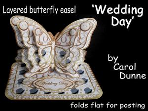 cup531888_173 - Layered Butterfly Easel - Wedding Day