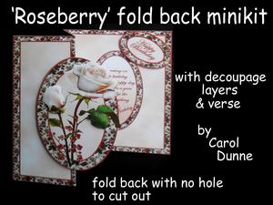 'roseberry' Fold Back (no Hole) Minikit