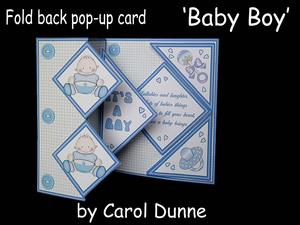 Fold Back Pop-up - Baby Boy