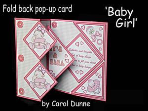 Fold Back Pop-up - Baby Girl