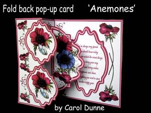 Fold Back Pop-up - Anemones
