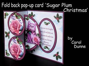 Fold Back Pop-up - Sugar Plum Christmas
