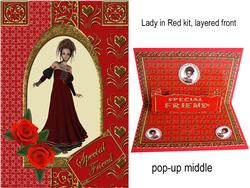 Lady in Red Pop-up Kit