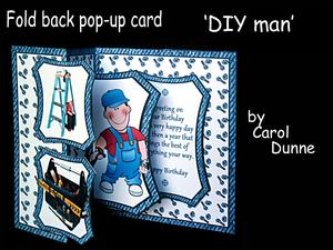Fold Back Pop-up DIY Man