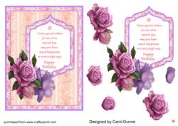 Belle Epoque Roses with Verse