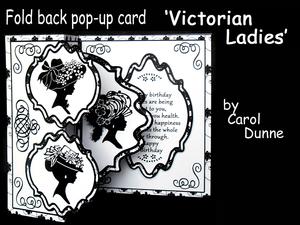Fold Back Pop-up victorian Ladies