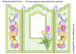 Gate Fold Tulips - Blank