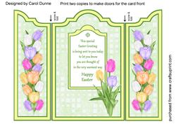Gate Fold Tulips - Easter