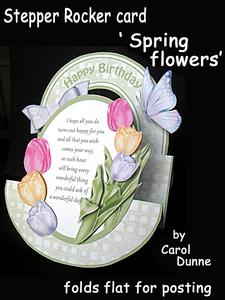 Stepper Rocker - Spring Flowers (birthday)