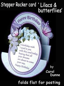 Stepper Rocker - Lilacs & Butterflies
