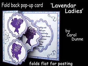 Fold Back Pop-up Lavender Ladies